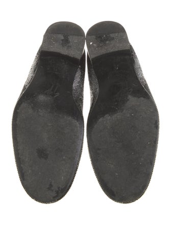 Giuseppe Zanotti Crystal Printed Loafers