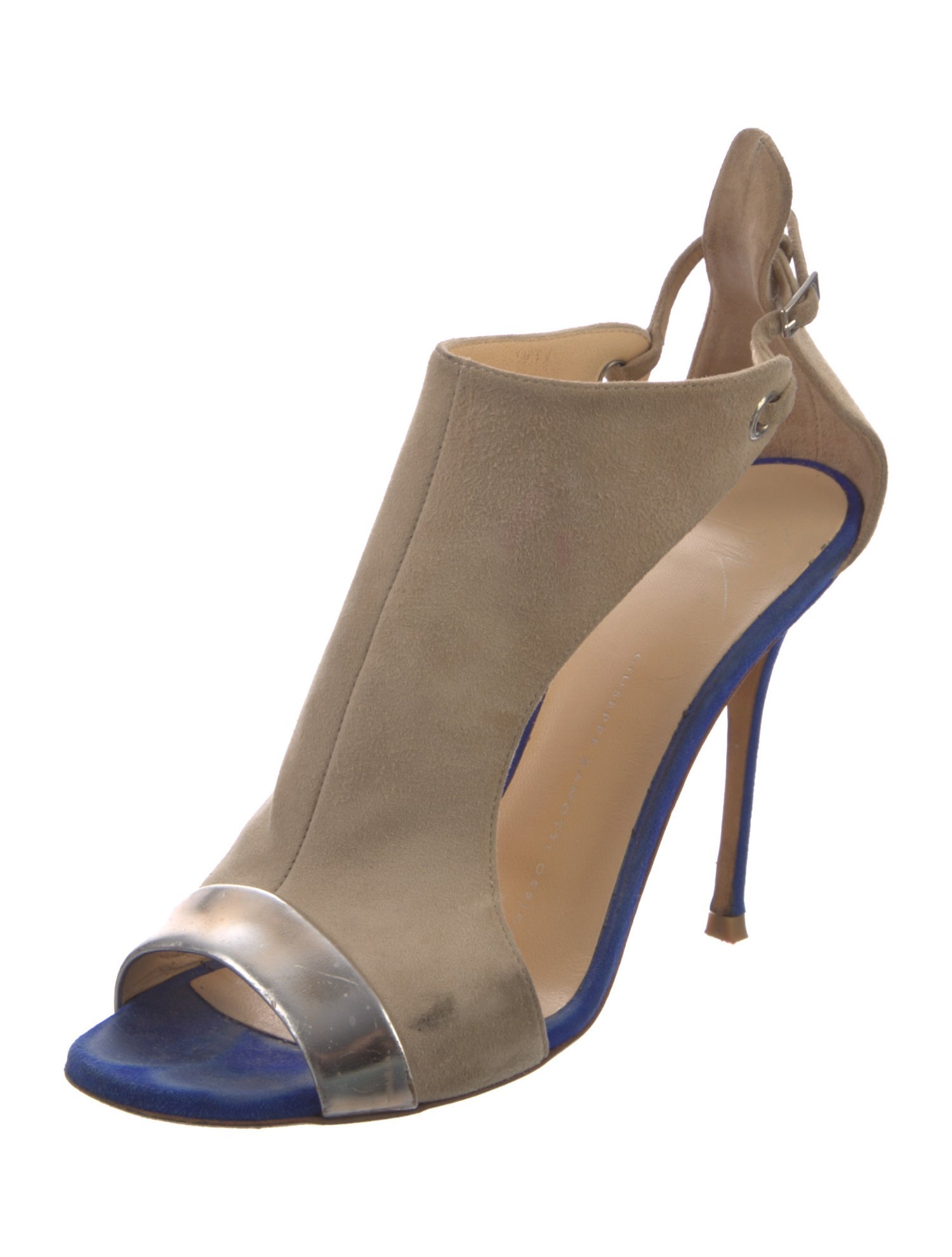 Giuseppe Zanotti Suede D'Orsay Pumps