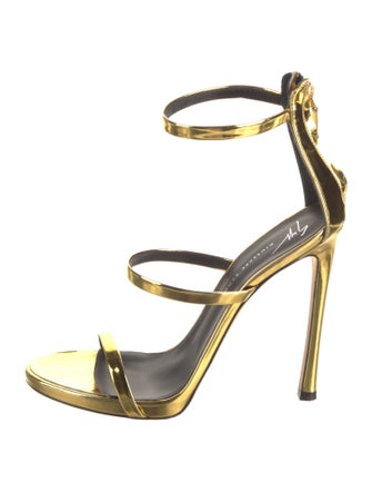 Giuseppe Zanotti Patent Leather Printed Sandals