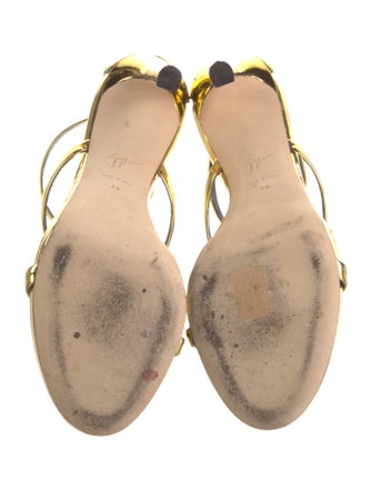 Giuseppe Zanotti Patent Leather Printed Sandals