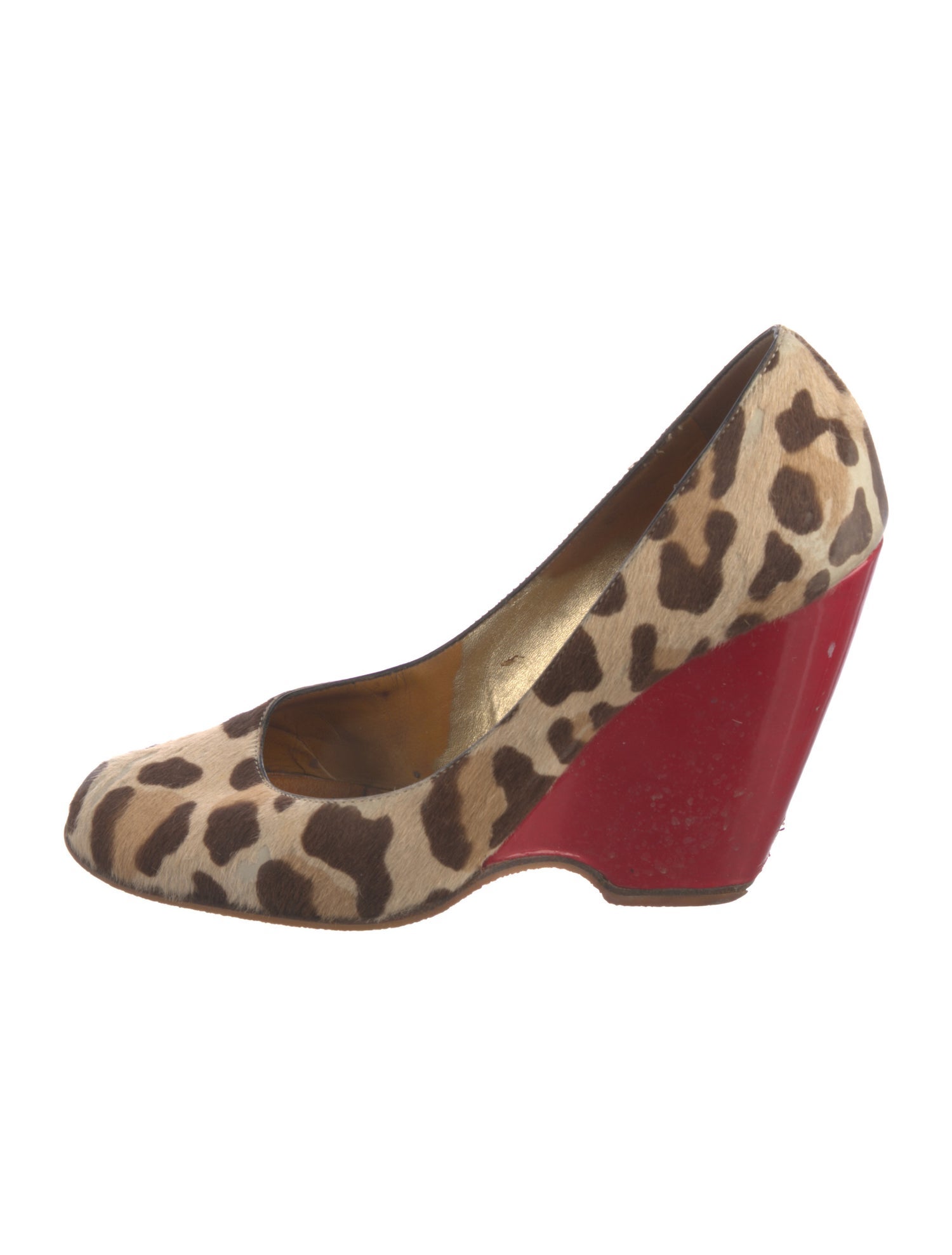 Giuseppe Zanotti Ponyhair Animal Print Pumps