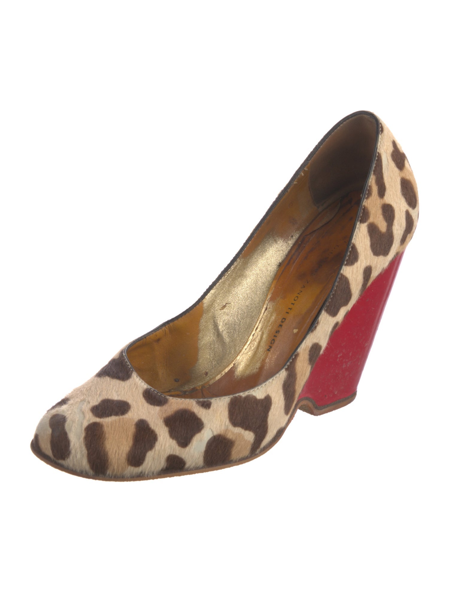 Giuseppe Zanotti Ponyhair Animal Print Pumps
