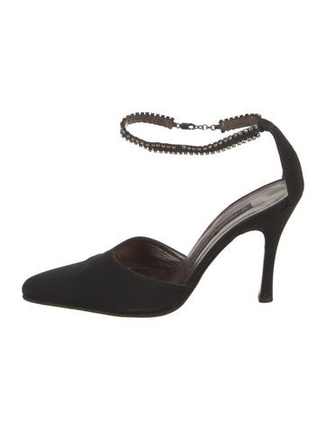 Giuseppe Zanotti Pumps Satin Crystal Embellishments D'Orsay 6