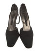 Giuseppe Zanotti Satin Crystal Embellishments D'Orsay Pumps