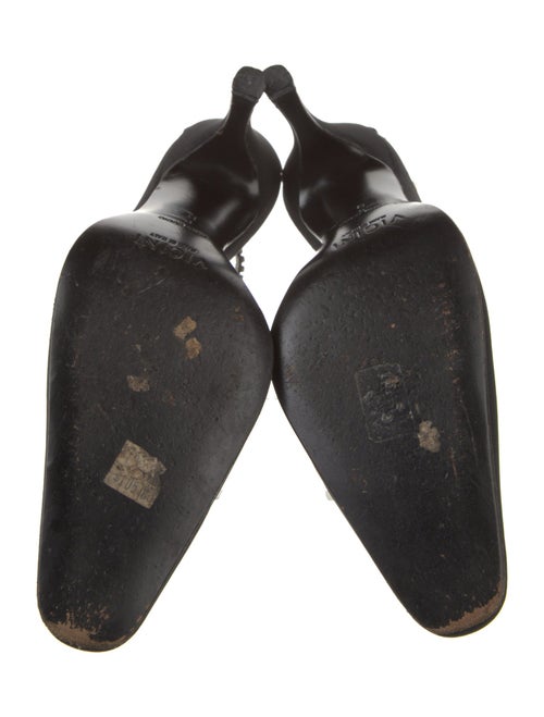 Giuseppe Zanotti Satin Crystal Embellishments D'Orsay Pumps