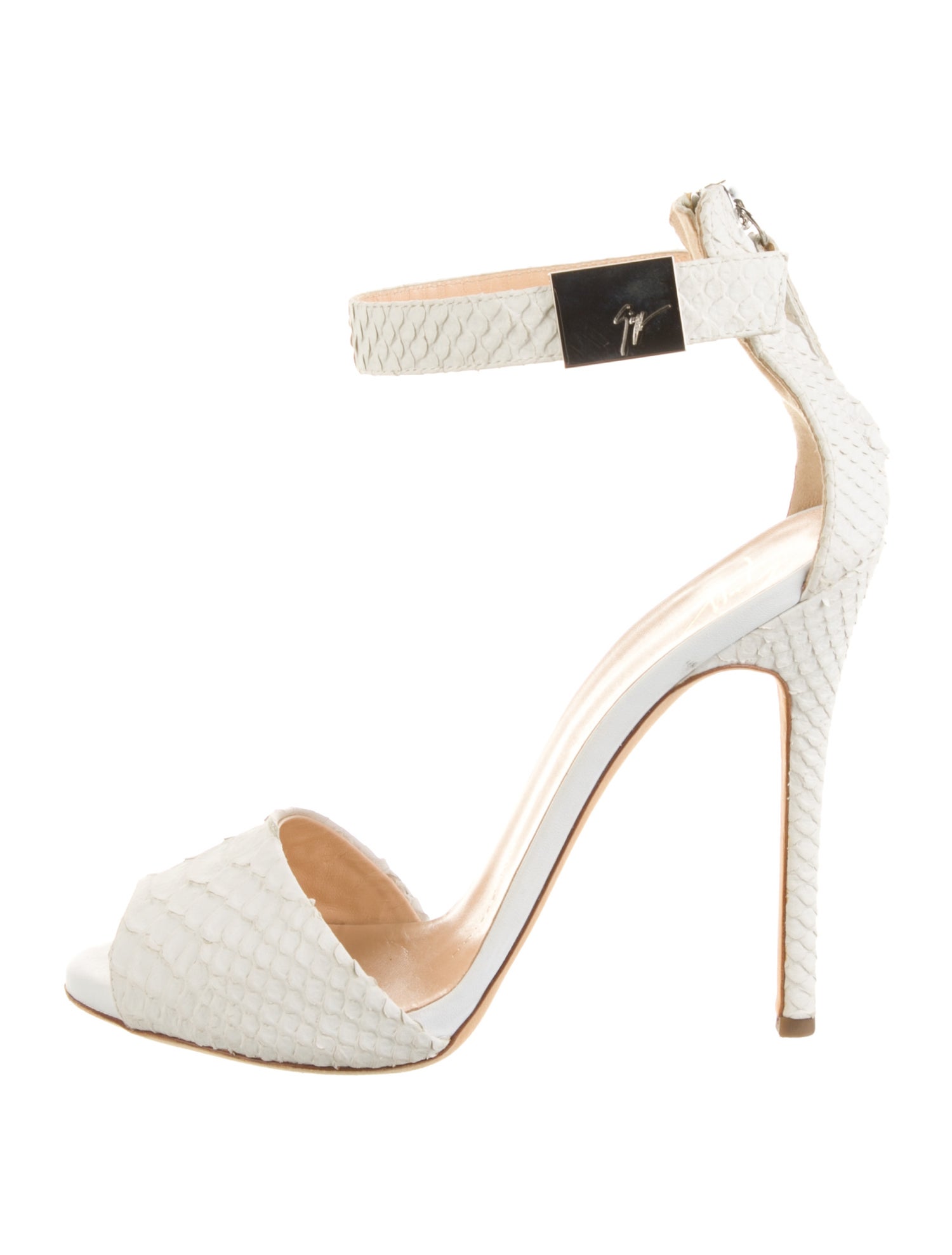 Giuseppe Zanotti Leather Animal Print Sandals