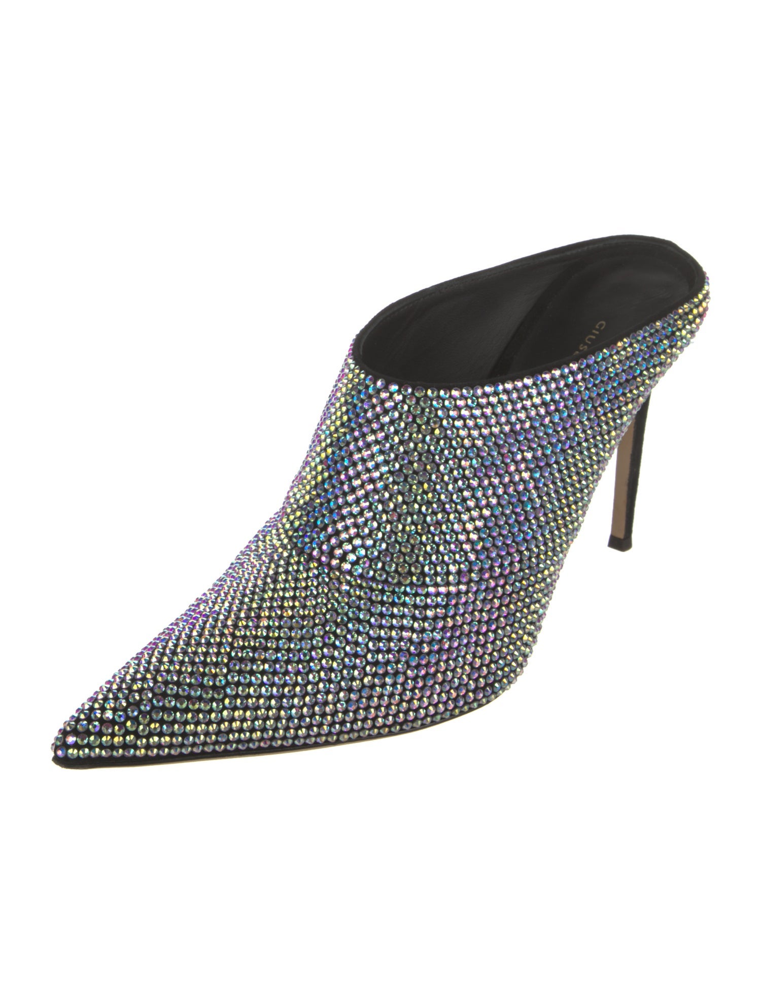 Giuseppe Zanotti Crystal Crystal Embellishments Mules