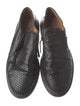 Giuseppe Zanotti Embossed Leather Whipstitch Trim Loafers