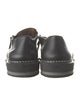 Giuseppe Zanotti Embossed Leather Whipstitch Trim Loafers