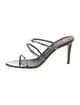 Giuseppe Zanotti Patent Leather Crystal Embellishments Slides