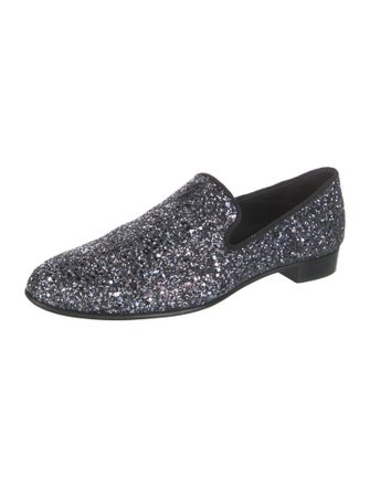Giuseppe Zanotti Glitter Printed Slippers