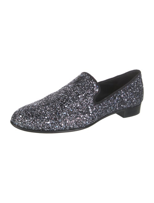 Giuseppe Zanotti Glitter Printed Slippers