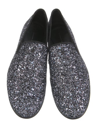 Giuseppe Zanotti Glitter Printed Slippers