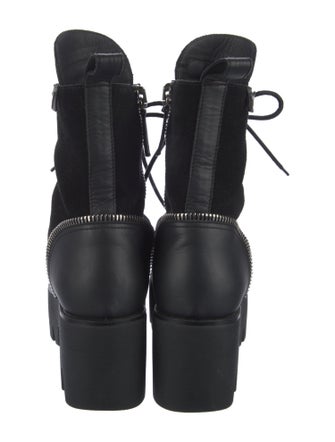 Giuseppe Zanotti Suede Combat Boots
