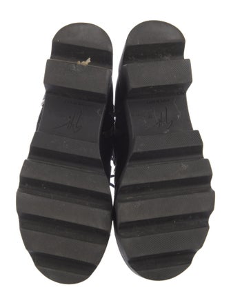 Giuseppe Zanotti Suede Combat Boots