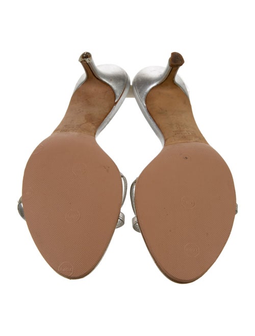 Giuseppe Zanotti Leather Crystal Embellishments Slides