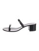 Giuseppe Zanotti Patent Leather Crystal Embellishments Slides