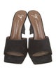 Giuseppe Zanotti Suede Leather Trim Embellishment Slides