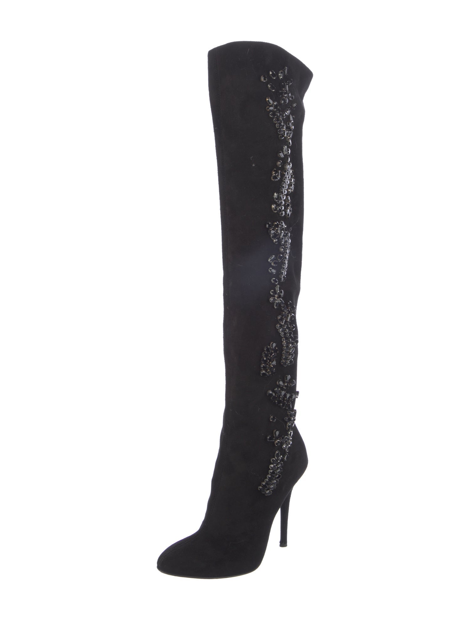 Giuseppe Zanotti Suede Printed Boots