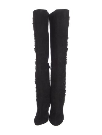 Giuseppe Zanotti Suede Printed Boots