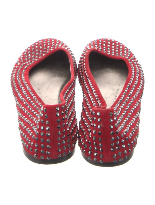 Giuseppe Zanotti Suede Printed Ballet Flats