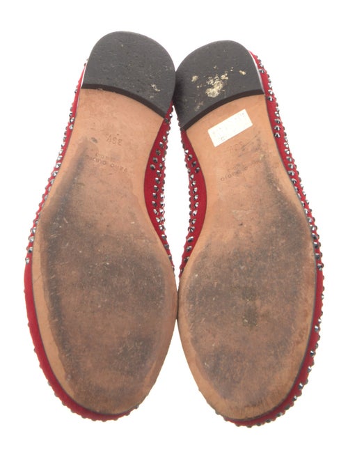 Giuseppe Zanotti Suede Printed Ballet Flats