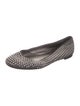 Giuseppe Zanotti Suede Crystal Embellishments Flats