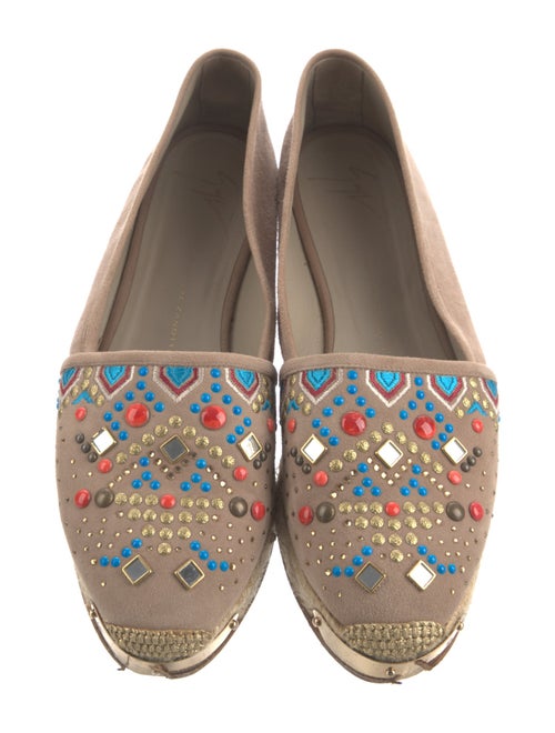 Giuseppe Zanotti Suede Patterned Espadrilles
