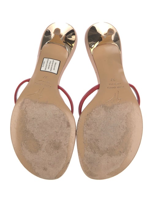 Giuseppe Zanotti Leather Slides