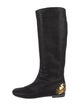 Giuseppe Zanotti Leather Studded Accents Riding Boots