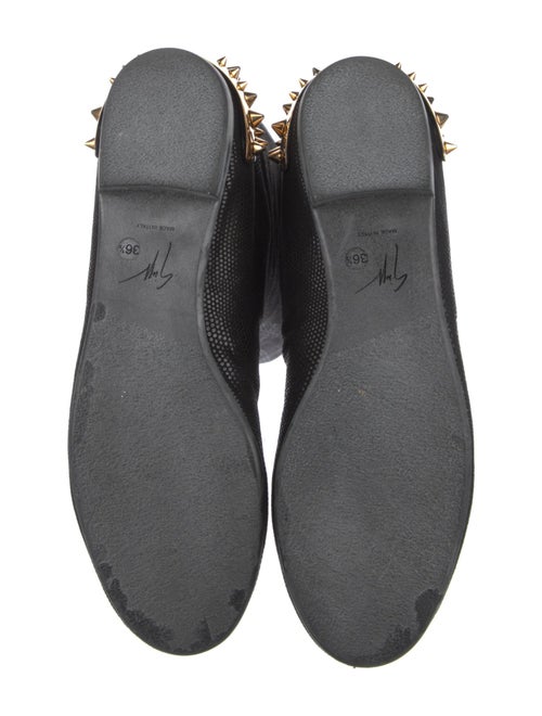 Giuseppe Zanotti Leather Studded Accents Riding Boots