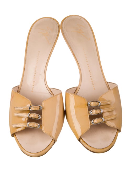 Giuseppe Zanotti Patent Leather Slides