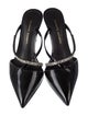 Giuseppe Zanotti Patent Leather Crystal Embellishments Mules