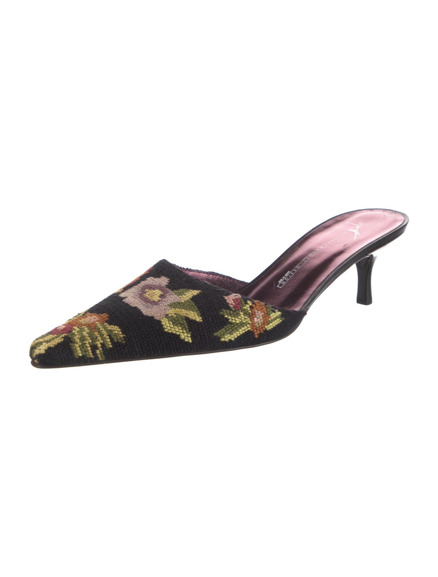 Giuseppe Zanotti Floral Print Mules