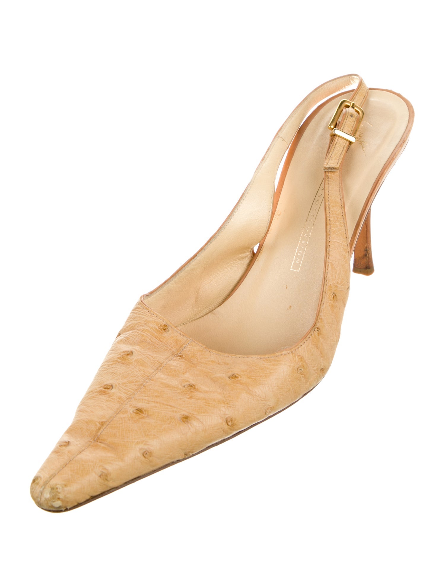 Giuseppe Zanotti Leather Slingback Pumps