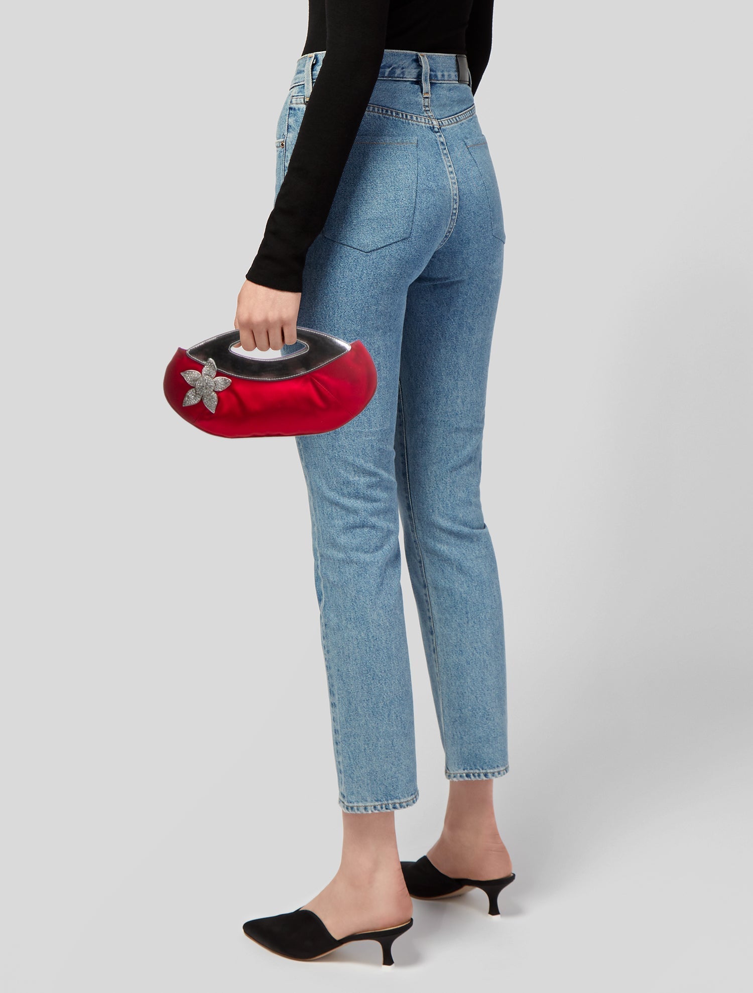 Giuseppe Zanotti Satin Evening Bag