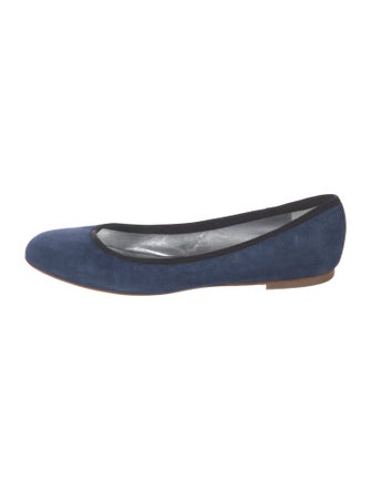 Giuseppe Zanotti Suede Ballet Flats