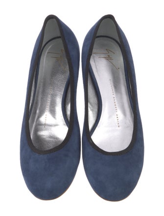 Giuseppe Zanotti Suede Ballet Flats