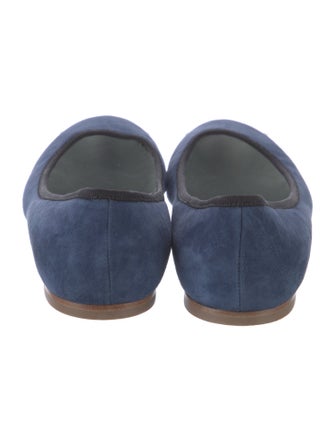 Giuseppe Zanotti Suede Ballet Flats