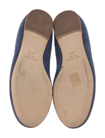 Giuseppe Zanotti Suede Ballet Flats