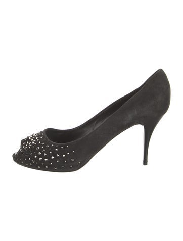 Giuseppe Zanotti Pumps Suede Studded Accents IT 41 | 11