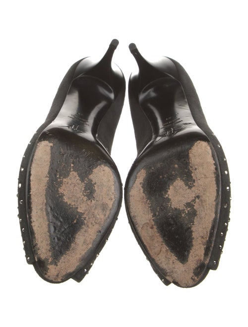 Giuseppe Zanotti Suede Studded Accents Pumps