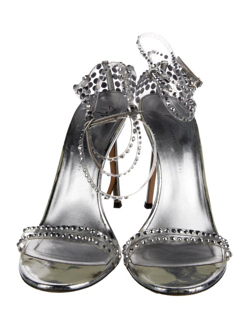 Giuseppe Zanotti PVC Polka Dot Print Sandals