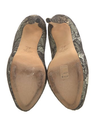 Giuseppe Zanotti Lace Printed Pumps