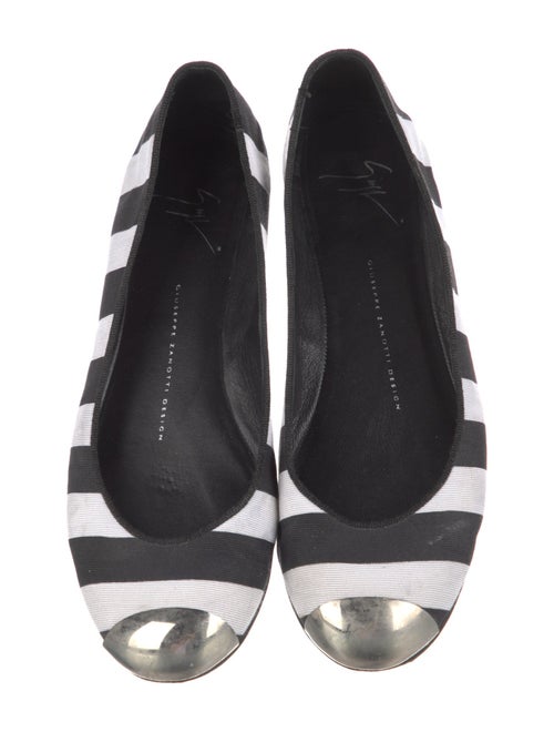 Giuseppe Zanotti Striped Ballet Flats