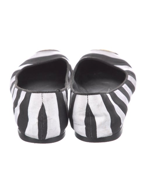 Giuseppe Zanotti Striped Ballet Flats
