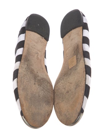 Giuseppe Zanotti Striped Ballet Flats