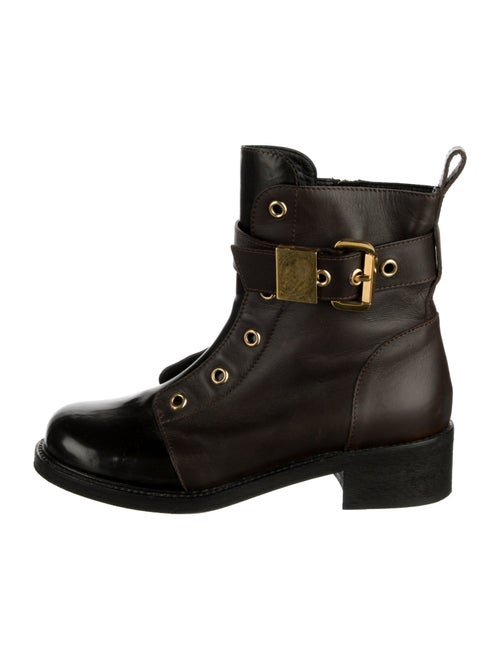 Giuseppe Zanotti Leather Combat Boots