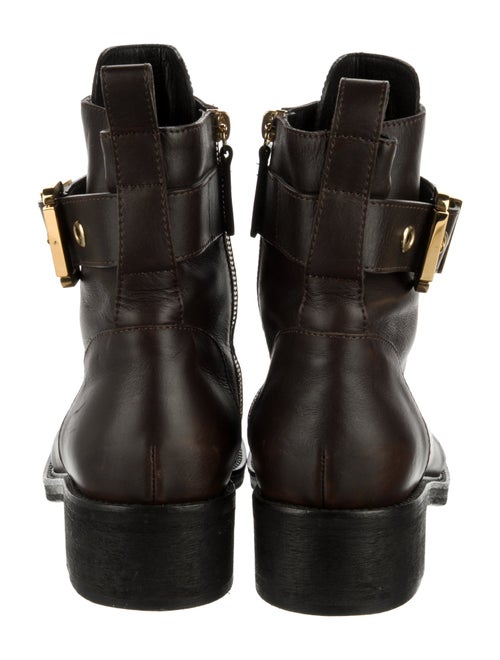 Giuseppe Zanotti Leather Combat Boots
