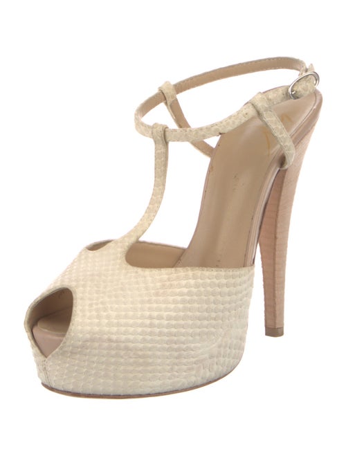 Giuseppe Zanotti Leather T-Strap Pumps